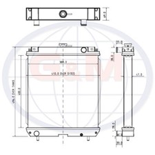 Radiator for KUBOTA Mini