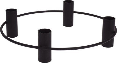 Matt black candlesticks candle - matt,