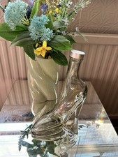 Vintage Clear Glass Bottle