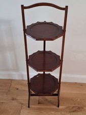 Antique Folding Wooden Cake