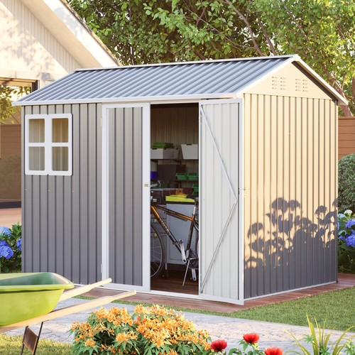 8x6 metal storage shed - ft,