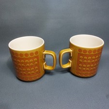 2 Hornsea Pottery Saffron Mugs