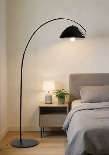 Modern black arched - arched, floor