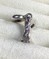 Pandora Statue of Liberty Silver Dangle Charm VGC s925 ALE  Travel New York Gift