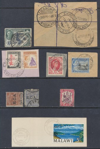 Nyasaland postmarks qeii - nyasaland, qv