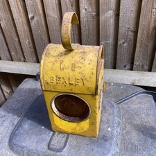 Vintage YELLOW ROAD LANTERN