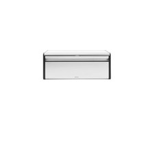BRABANTIA GUC BRILLANT STEEL METAL FALL FRONT BREAD BOX. (3) AVAILABLE  PER 1 