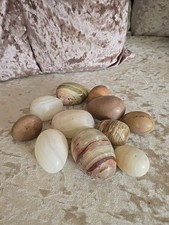 5 x VINTAGE carved polished
