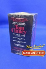 Vintage Tom Clancy 3 Book Box