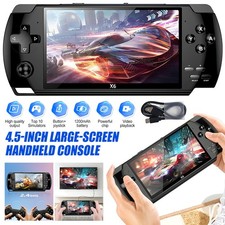 10000+ Games 8GB X6 PSP Handheld Game Player 64 Bit 4.3" Portable Console Player