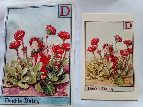 Double daisy alphabet - double,