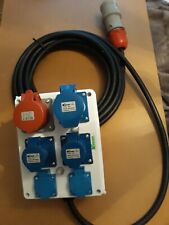 32amp 3-phase to 6-way dist.box.