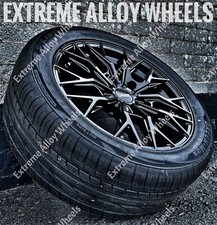 18" Black Gtx Alloy Wheels Vauxhall Vivaro 2014-2019 5x114+ 235/50/18 Road Tyres