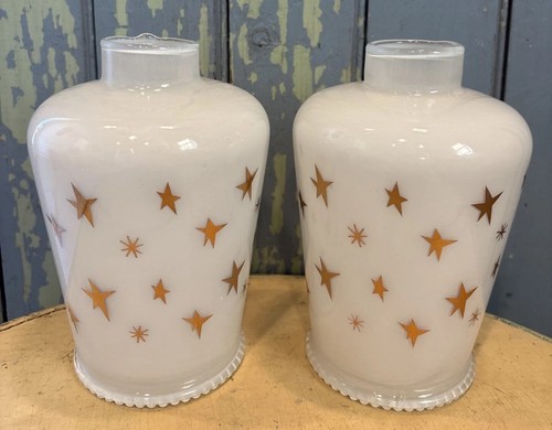 Vtg mcm frosted glass light - mcm,