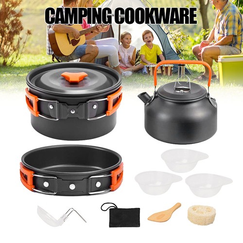 Camping cookware set outdoor - camping,