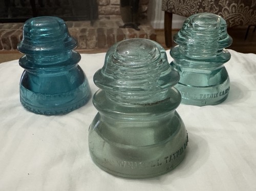 Vintage telephone insulators - vintage,