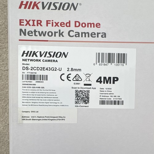 Hikvision 2cd2e43g2 4mp - hikvision, ds-2cd2e43g2-u