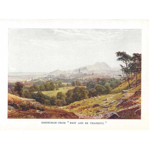 Edinburgh view from rest - edinburgh, be