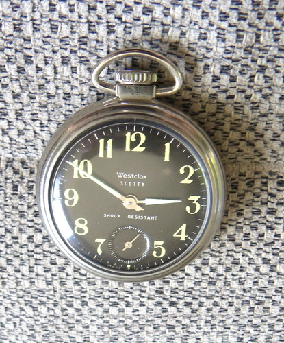 Vintage westclox scotty - vintage, black