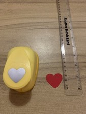 New Woodware 1.5” Heart Craft Punch. P&P Can Be Combined