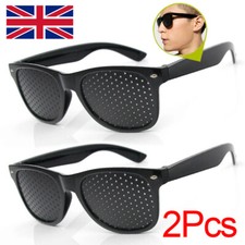 2Pcs Improvement Vision Care Pinhole Eyes Glasses Exercise Eyewear Training K