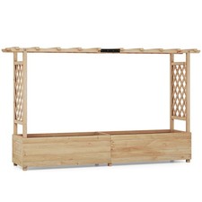 Raised garden bed fir - bed, wood