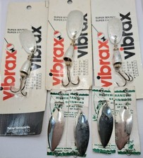 7 Spinners X2 Super Vibrax size 4 & x1 size 5 AND x4 Hildebrant size 4 Lures