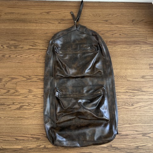 Vintage luggage faux leather - vintage,