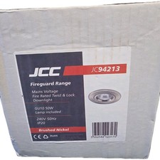 JCC Fireguard JC94213 CHROME 50w GU10 IP20 Fire Rated Recessed Downlight