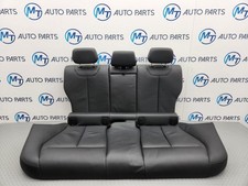 BMW 3 SERIES REAR LEATHER SEAT SET FOLDING BLACK 7387640 F30