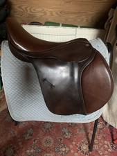 Cliff Barnsby 18’ Part Treeless saddle In Brown.  