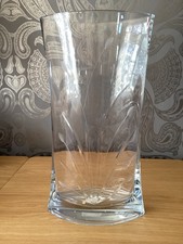 glass flower vase large clear