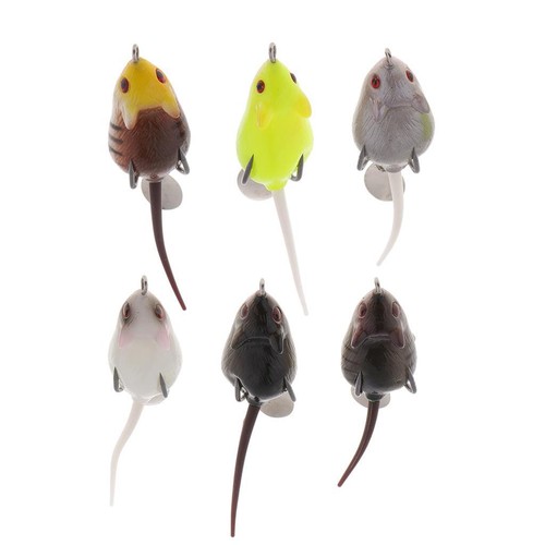 6pcs eye mice baits frog - 3d,