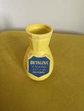 Vintage Orangina Bottle Yellow