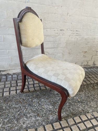 Antique mahogany small side - mahogany,