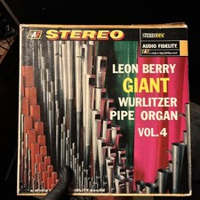 Leon Berry - Giant Wurlitzer Pipe Organ Vol. 4 - Used Vinyl Record - X12170z