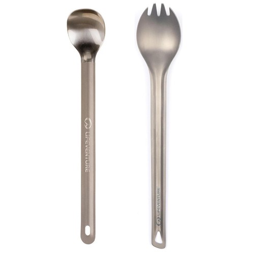 Long handle camping cutlery - long,