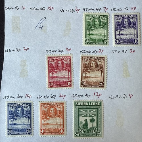 Sierra leone kgv - 1932, sg155