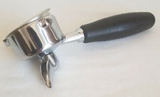 Coffee Machine Single Filter & Sump Holder, Vending Machine, Chrome and Black