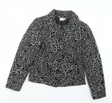 Oscar B. Womens Grey Geometric