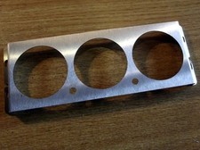 Cubby panel 1.5-DIN for 3x