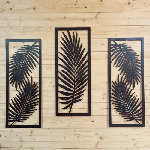 Palm leaf wall art - wall, plaque