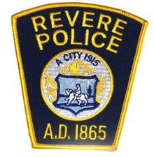 REVERE MASSACHUSETTS MA Sheriff Police Patch HORSE RIDER CITY SEAL LOGO