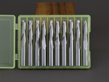10pcs 4mm Shank 2 Flute Ball