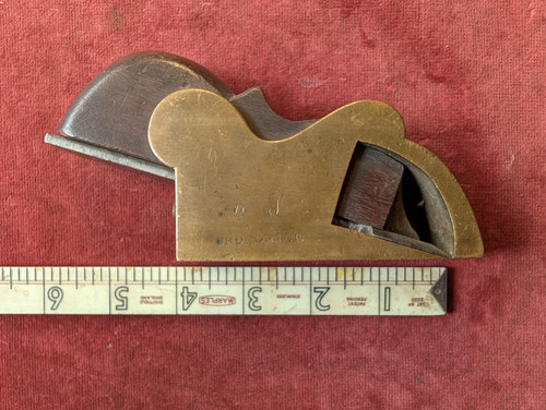 Vintage brass bullnose plane - bullnose,