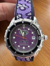 ANIMAL WS001 Watch Sports Beach Surfing Purple material strap - WORKING