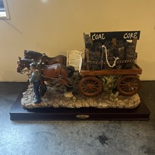 The Academy Collection Ornament. E. Beckett Horse and Cart Carrying Coal. Rare