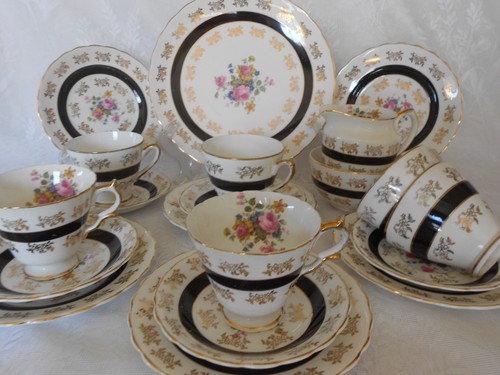 Vintage english bone china - vintage, 19