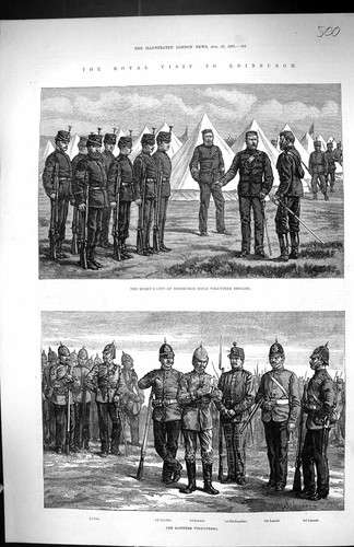 Old 1881 queen city - city, edinburgh