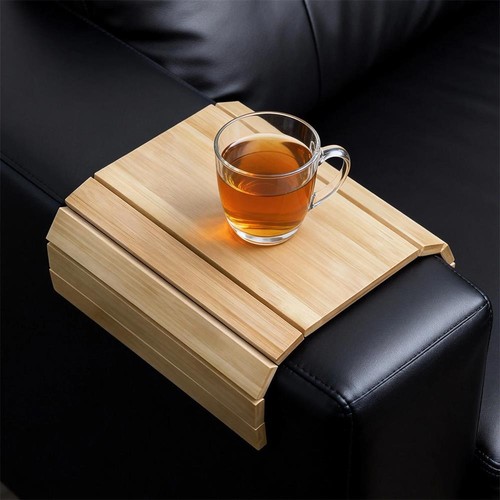 Flexible wooden sofa arm tray - sofa,